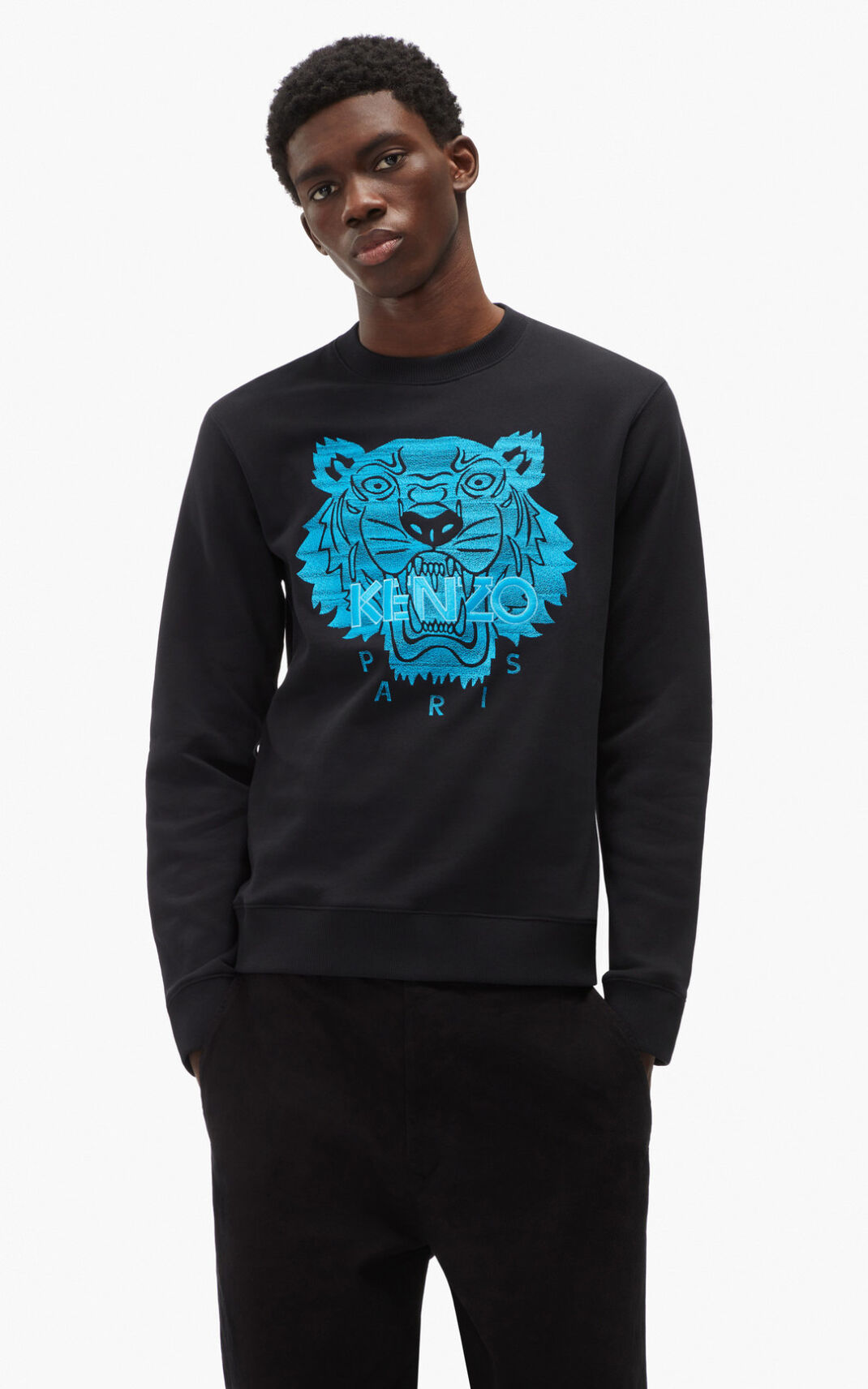 Kenzo Tiger Melegítő Felső Férfi Fekete | ID.015874